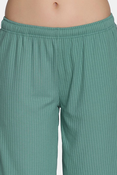 Zivame 2 Mile Fashion Knit Poly Capri Sets - Granite Green — image 6